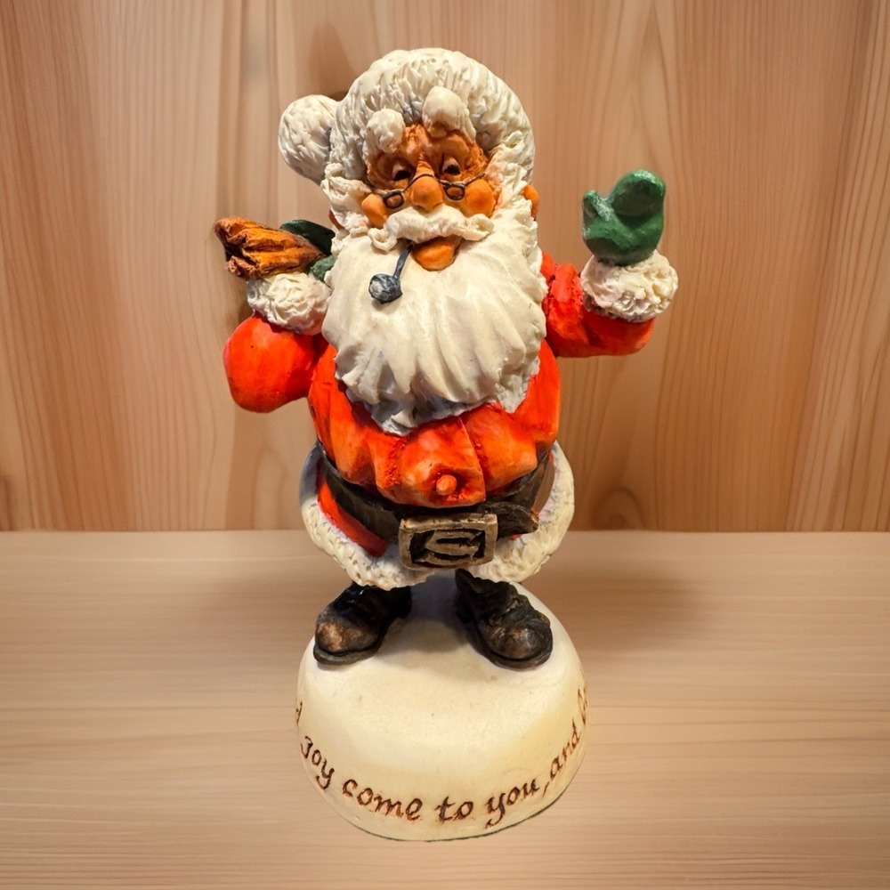 1988 Simpich Santa Claus Figurine First Edition #1773 Hand Painted Colorado USA